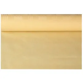 Papstar Papiertischtuch mit Damastprägung 18587 120 x 800 cm Creme