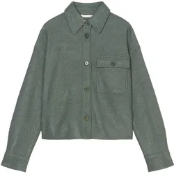 MARC O ́POLO Overshirt, boxy shape, shirt details DEEP EMERALD - 38