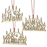 St. Benno 3er-Set Holz-Anhänger »Schwibbogen«
