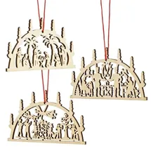 St. Benno 3er-Set Holz-Anhänger »Schwibbogen«