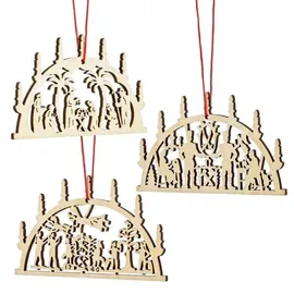St. Benno 3er-Set Holz-Anhänger »Schwibbogen«