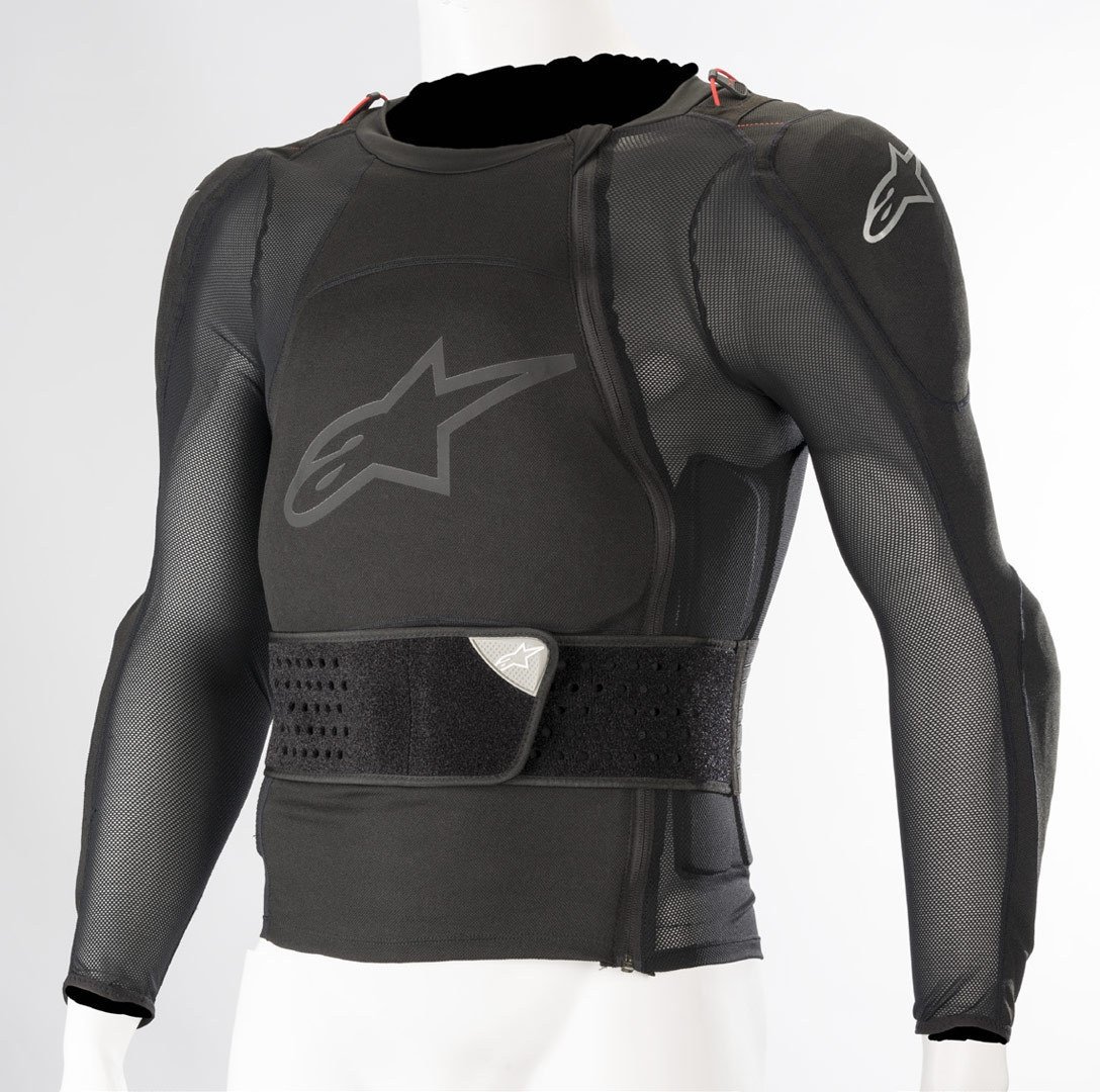 Alpinestars Sequence Protektionsjacke lange Ärmel, schwarz, Größe XL für Männer