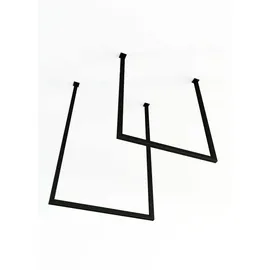 metallbude Handtuchhalter 2er-Set Tensi Stahl Schwarz