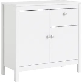 Home Affaire Sideboard ¦ weiß ¦ Maße cm, B: 82,3 H: 79,7 T: 38.4