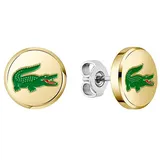 Lacoste Ohrstecker ARTHOR grün Edelstahl