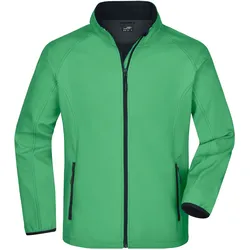 Herren Raglan Softshelljacke - Farbe blau, grün - Größe M