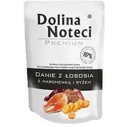 DOLINA NOTECI Lachsgericht mit Karotten und Reis 100g-Hundenassfutter