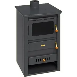 Prity K2 CP Stahl Schwarz/Abdeckplatte Gusseisen