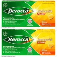 Berocca Immunité Flash Soutient le système immunitaire Comprimés Effervescents 2x30 pc(s)