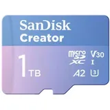 SanDisk Creator MicroSD 1TB SDSQXAV-1T00-GN6MS