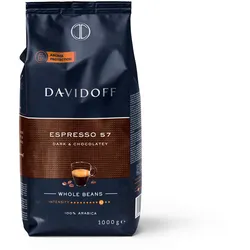 Tchibo - Davidoff Café Espresso 57 - 1 kg Ganze Bohne - Intensität: 10/12