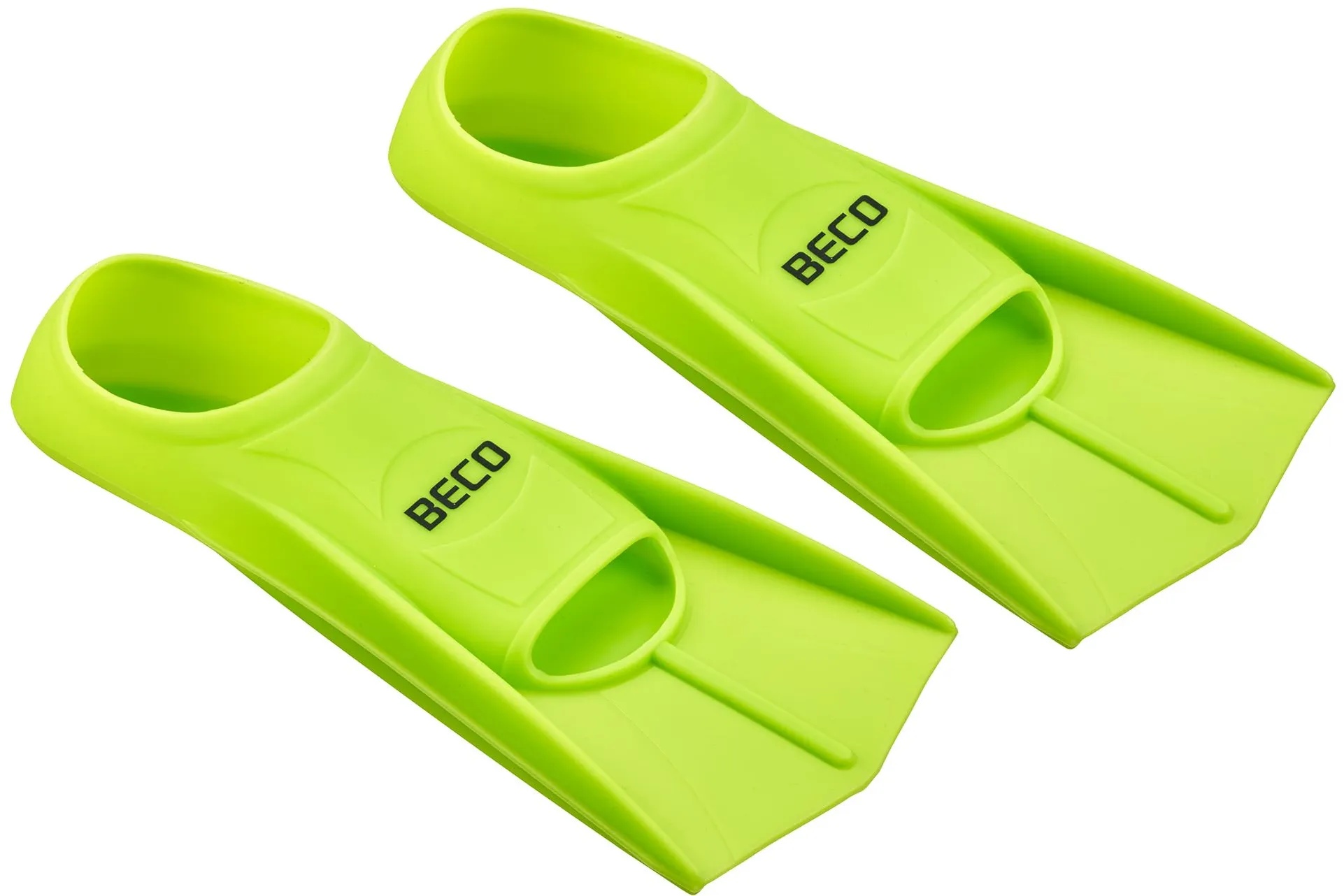 BECO Silikon Kurzflossen Schwimmflossen blau / grün Größen 27/29 - 45/47(30-32,Grün)