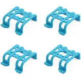 Quilax 4 Stück GPS Tracker für Hunde,Tracker Befestigungsclip,Weich Gummiklammern,Gummi Clip Zubehör für Hunde,mit Trac-ti GPS Dog 4 Tra-cker for Hund