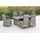 Merxx Atrani Garten-Essgruppe 7-tlg. Tisch 70 x 105 x 64 cm beige inkl. Auflagen