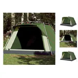 vidaXL Campingzelt 4 Personen Grün Quick Release