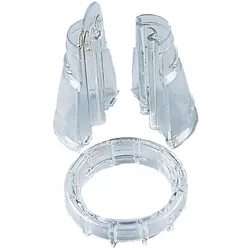 Schneider - Adapter Doppelt für Tüllen, transparent, 3-tlg., Polycarbonat