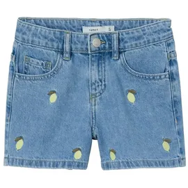 name it - Jeans-Shorts NKFBELLA 3674-BE Citrus in light blue denim, Gr.152,