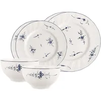 Villeroy & Boch Vieux Luxembourg Basic-Set 6-tlg. Weiß/Blumendekor