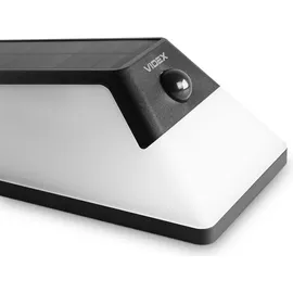 OEM Solar Wandleuchte weiß mit Bewegungsmelder 500lm Ip54 Bhso Videx