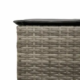 vidaXL Gartenbar Set 3-tlg. Grau