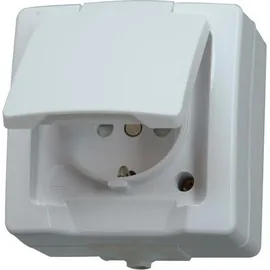 Kopp Schuko-Steckdose IP44 Weiß 1 St.