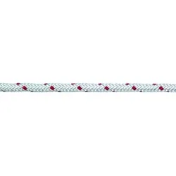 Seil-geflochten 6mm weiß-schwarz - weiß-schwarz