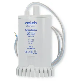 Reich Tandem Power-Tauchpumpe 1,4bar 19 l/min Silber
