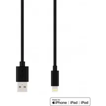 Xlayer 210569 Lightning-Kabel 1,2 m schwarz