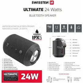 Swissten Ultimate 24W schwarz