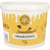Sommerbluten Cremehonig 7kg Eimer Roh und Frisch Bienenhonig aus der Imkerei