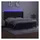 vidaXL Boxspringbett mit Matratze & LED Schwarz 180x200 cm Samt