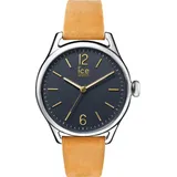 ICE-Watch - Ice Time Beige Blue - Beige Damenuhr mit Lederarmband - 013072 (Small)