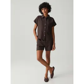 Opus Bluse Falvia Dunkelbraun 44