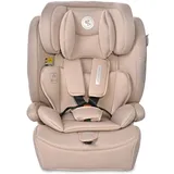 Lorelli Auto Kindersitz 9-36kg Adventure i-Size 76-150 cm, mitwachsender Autositz für Kinder, Babysitz, Autokindersitz, Einstellbare Kopfstütze, 5-Punkt-Sicherheitsgurt, beige