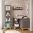 VitaliSpa Wickelkommode Malia, Grau/artisan, 85 x 85.2 cm mit Tür,