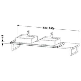 Duravit DuraStyle Konsole DS102C02222#80,