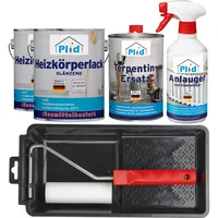 Plid Plid, Lack, Heizkörperlack Set 5L Weiss Glänzend +