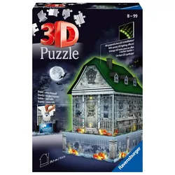 Ravensburger 3D Puzzle Gruselhaus bei Nacht 11254 - 216 Teile - für Halloween Fans ab 8 Jahren (Neu differenzbesteuert)