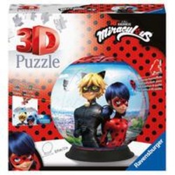 Ravensburger Puzzle Ravensburger 3D Puzzle 11167 - Puzzle-Ball Miraculous - 72 Teile -..., Puzzleteile