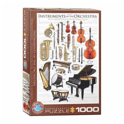 EUROGRAPHICS Puzzle Instrumente des Symphonieorchesters, 1000 Puzzleteile bunt