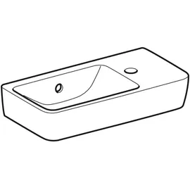 Geberit Renova Nr. 1 Comprimo Neu Handwaschbecken 50 x 25 cm (276250000)