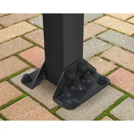 CANOPIA Terrassenüberdachung Olympia 6,1 x 3 m grau