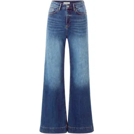richroyal Weite Jeans NOS MR SC F Blue Hoher Bund, weites Bein, dezente Waschung blau 33