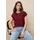 TAMARIS T-Shirt "mit Rundhals und lockerem Schnitt, aus angenehmem Viskose-Jersey", Damen, Gr.