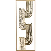 Beliani Wandobjekt THULIUM Metall 75 cm Gold