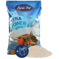 15 Liter Lyra Pet® Lyra Power® ULTRA excellent Katzenstreu + Geschenk