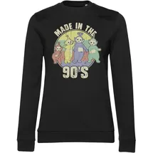 Teletubbies Made In The 90s Girly Sweatshirt Schwarz M