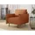 Mirjan24 Sessel Lambi Textil 98 x 85 x 90 cm Orange mit Kissen