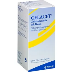 Gelacet Nahrungsergänzungsmittel mit Biotin