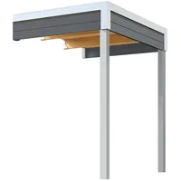 Weka Anbau 1 für Weka Gartenhaus Batu 1 Dark
